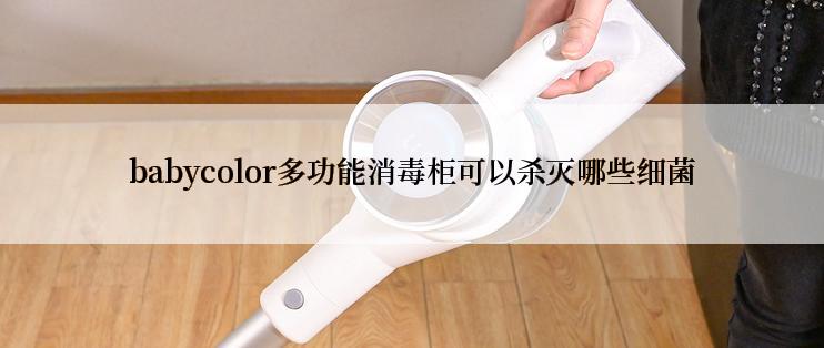 babycolor多功能消毒柜可以杀灭哪些细菌