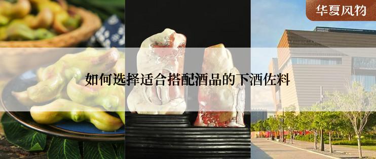 如何选择适合搭配酒品的下酒佐料