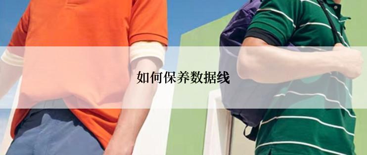如何保养数据线