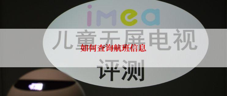 如何查询航班信息