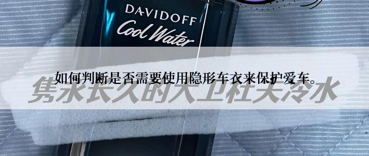 如何判断是否需要使用隐形车衣来保护爱车。