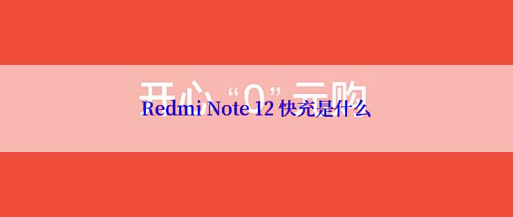 Redmi Note 12 快充是什么