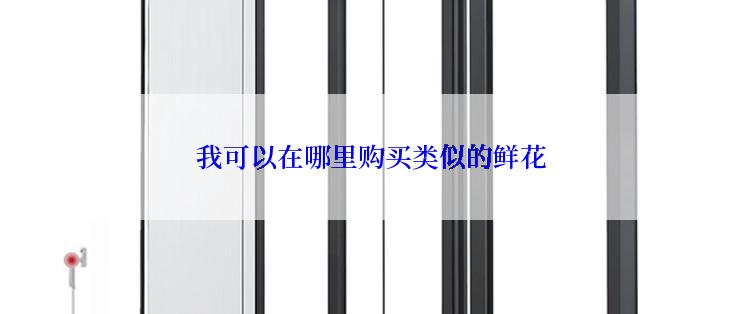 我可以在哪里购买类似的鲜花