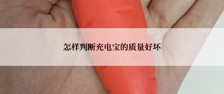 怎样判断充电宝的质量好坏