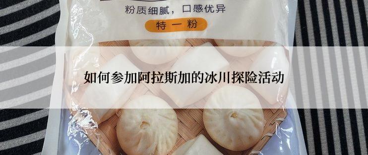 如何参加阿拉斯加的冰川探险活动