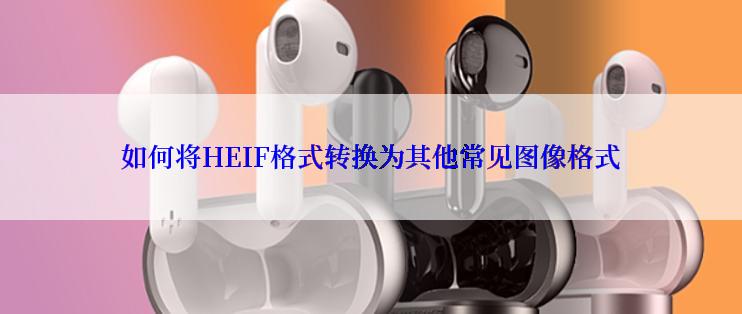 如何将HEIF格式转换为其他常见图像格式