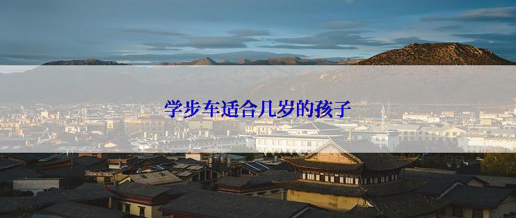 学步车适合几岁的孩子
