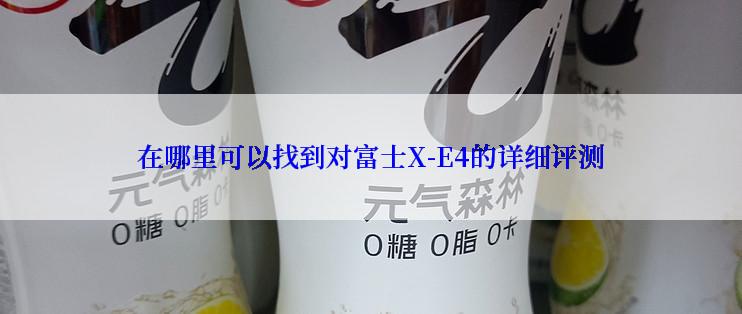 在哪里可以找到对富士X-E4的详细评测