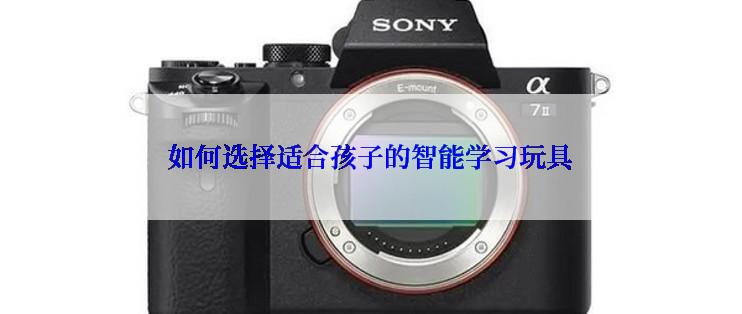如何选择适合孩子的智能学习玩具