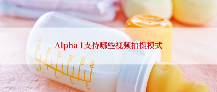 Alpha 1支持哪些视频拍摄模式
