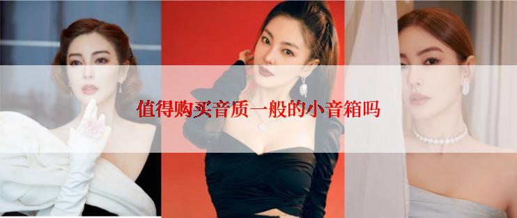 值得购买音质一般的小音箱吗