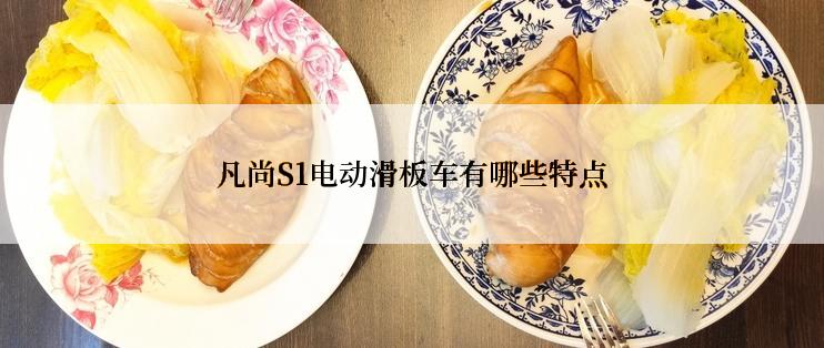 凡尚S1电动滑板车有哪些特点