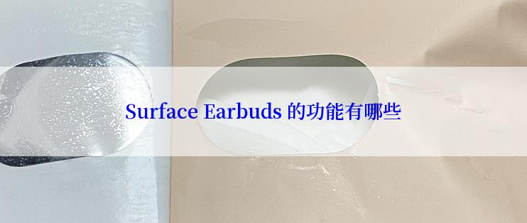 Surface Earbuds 的功能有哪些
