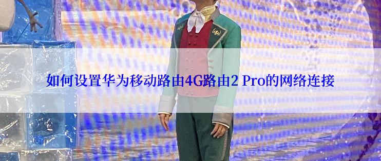 如何设置华为移动路由4G路由2 Pro的网络连接