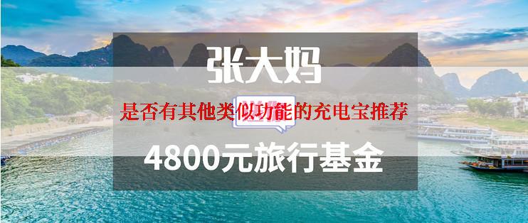 是否有其他类似功能的充电宝推荐
