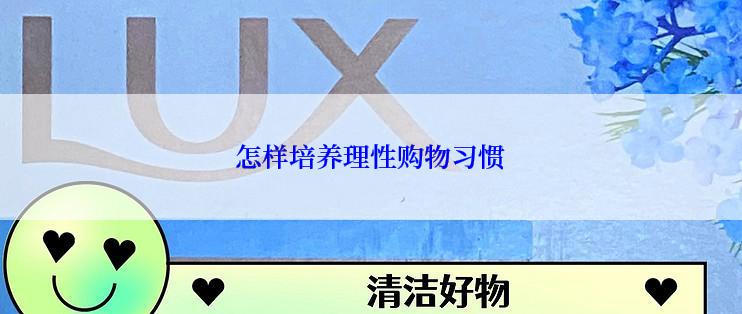 怎样培养理性购物习惯