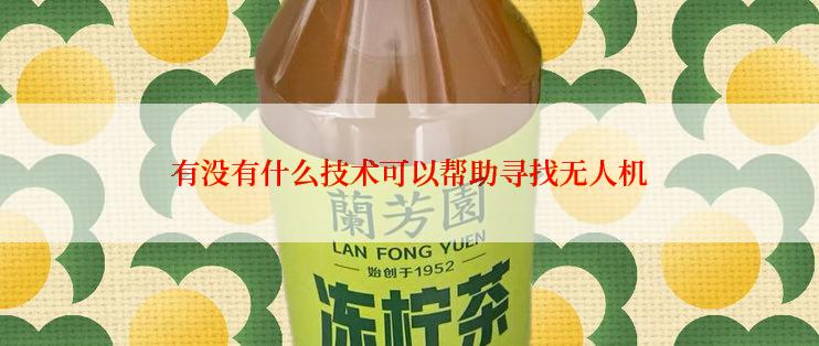 有没有什么技术可以帮助寻找无人机
