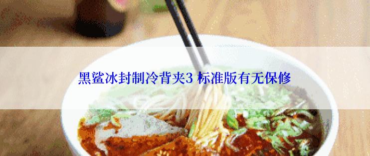 黑鲨冰封制冷背夹3 标准版有无保修