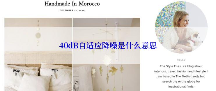 40dB自适应降噪是什么意思