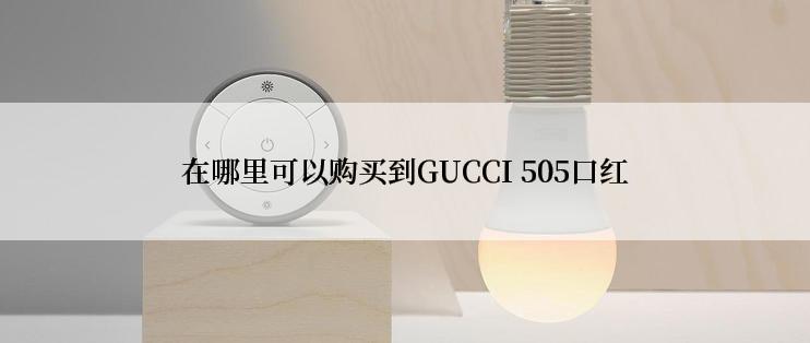 在哪里可以购买到GUCCI 505口红