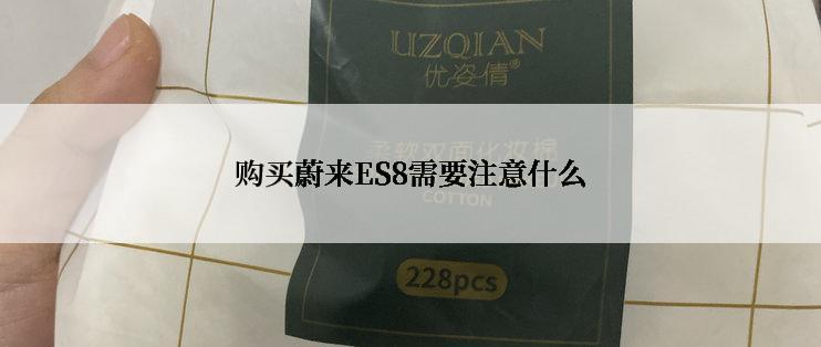 购买蔚来ES8需要注意什么