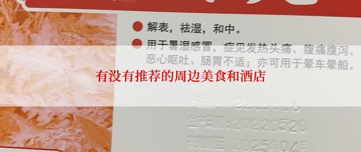 有没有推荐的周边美食和酒店