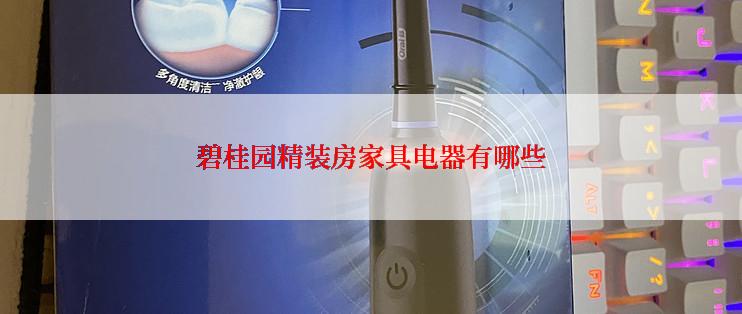 碧桂园精装房家具电器有哪些