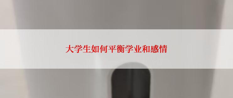 大学生如何平衡学业和感情