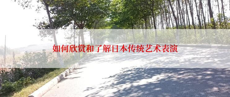 如何欣赏和了解日本传统艺术表演