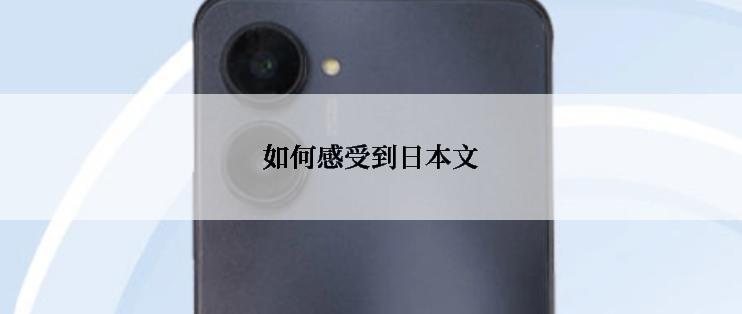 如何感受到日本文