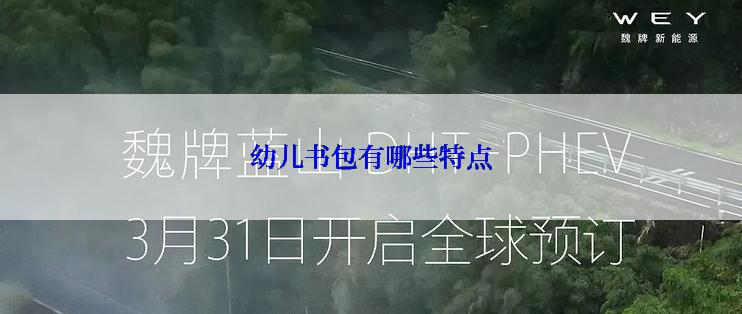 幼儿书包有哪些特点