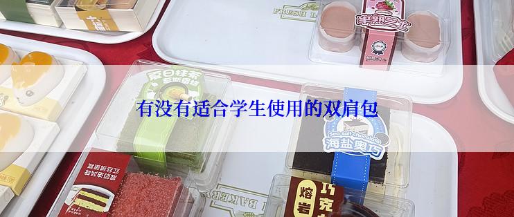 有没有适合学生使用的双肩包