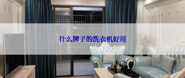 什么牌子的洗衣机好用