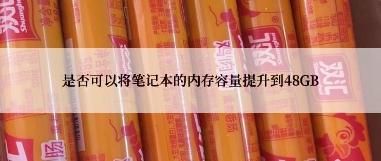 是否可以将笔记本的内存容量提升到48GB