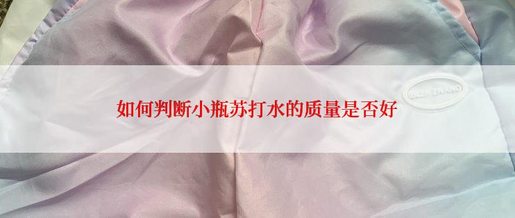 如何判断小瓶苏打水的质量是否好