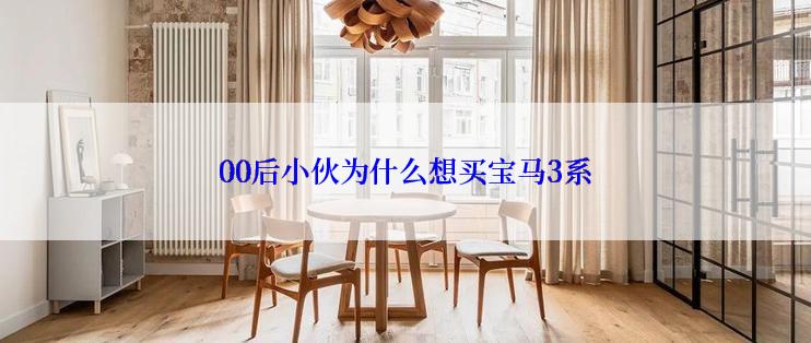 00后小伙为什么想买宝马3系