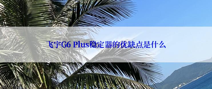 飞宇G6 Plus稳定器的优缺点是什么