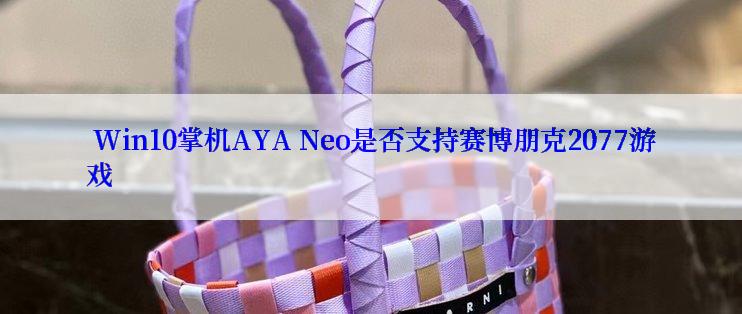 Win10掌机AYA Neo是否支持赛博朋克2077游戏