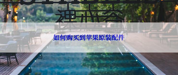 如何购买到苹果原装配件