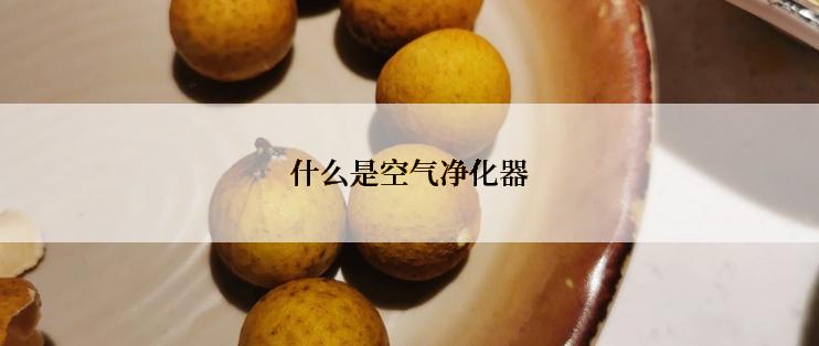 什么是空气净化器