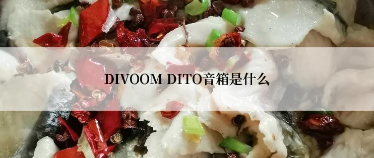 DIVOOM DITO音箱是什么