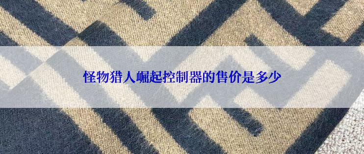 怪物猎人崛起控制器的售价是多少