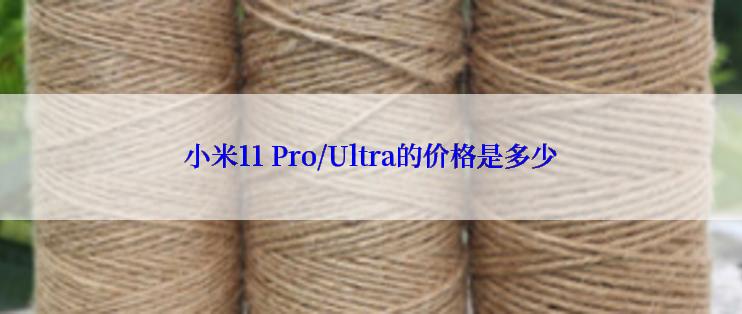 小米11 Pro/Ultra的价格是多少