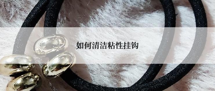 如何清洁粘性挂钩