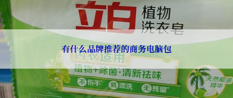 有什么品牌推荐的商务电脑包