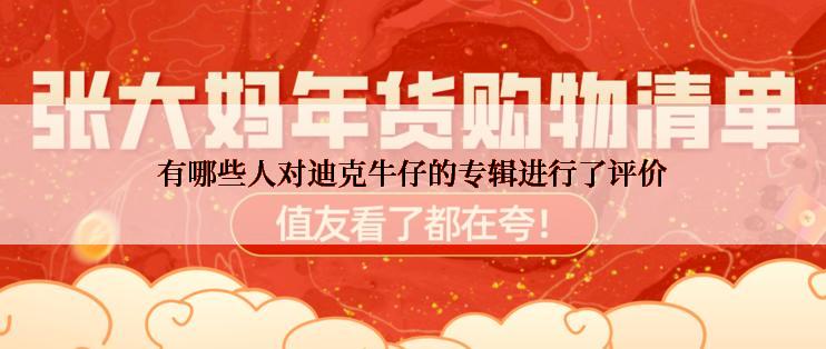 有哪些人对迪克牛仔的专辑进行了评价
