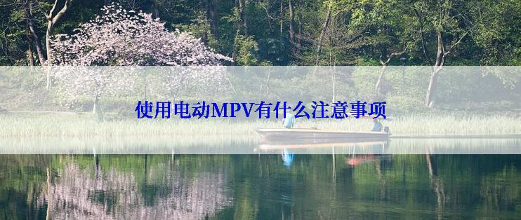 使用电动MPV有什么注意事项
