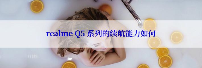 realme Q5 系列的续航能力如何