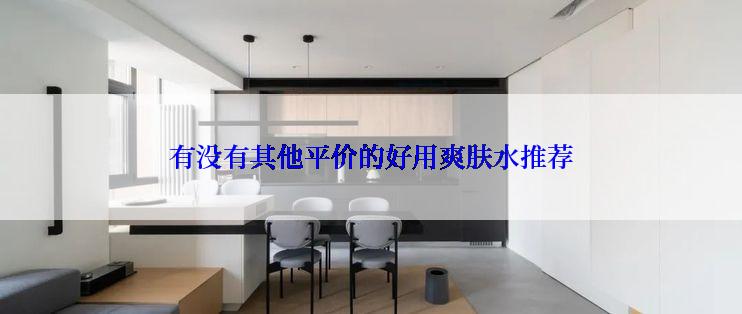 有没有其他平价的好用爽肤水推荐