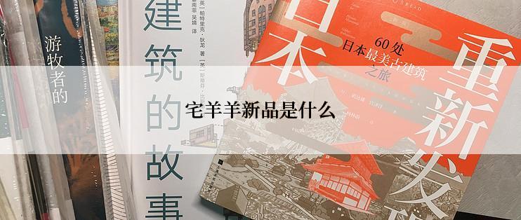 宅羊羊新品是什么
